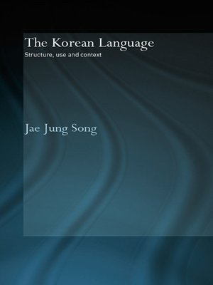 cover image of The Korean Language
